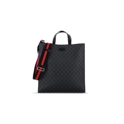 GUCCI GG BLACK TOTE ‎495559 (38*35.5*4cm）